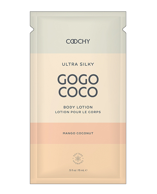 COOCHY Ultra Silky Body Lotion Foil - .35 oz Mango Coconut