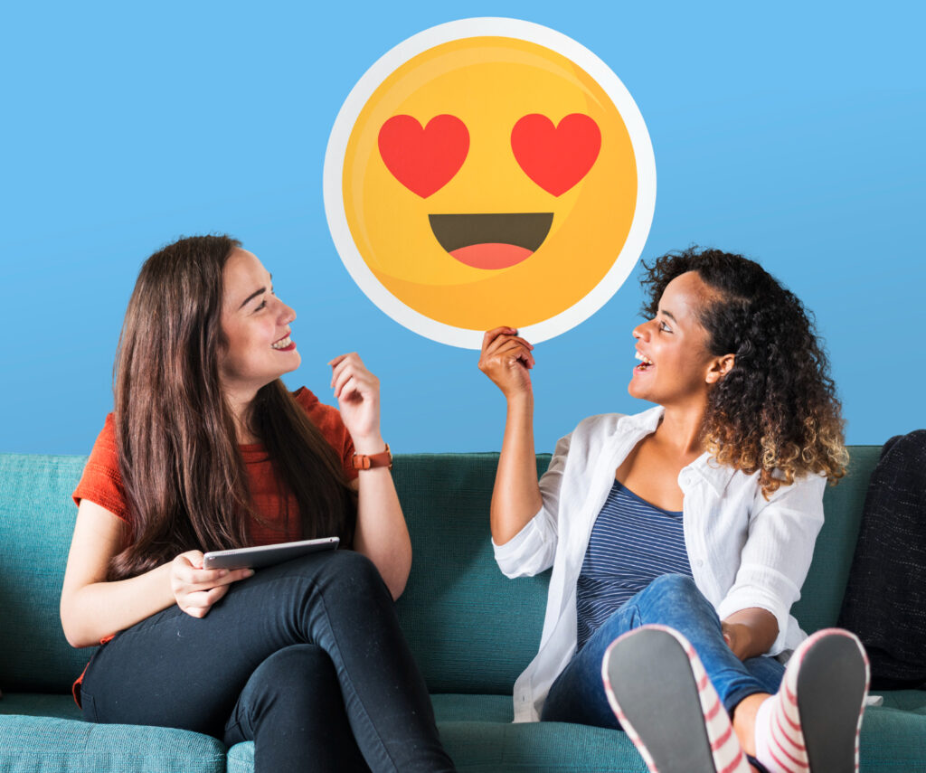 cheerfulwomenholdinghearteyesemoticonicon Passion Dome